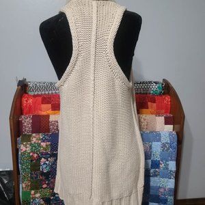 Cream Heavy Knit Cardigan